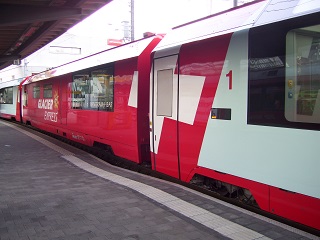 Foto vom Clacier-express